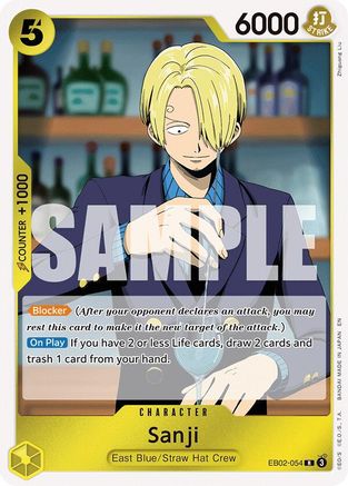 Sanji (EB02-054) - Extra Booster: Anime 25th Collection Foil