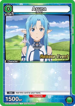 Asuna (068) (UEPR/SAO-1-068) - UE07BT Sword Art Online Release Event Cards
