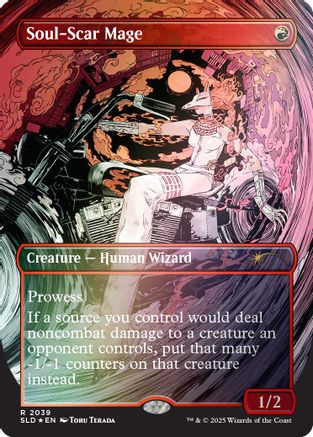 Soul-Scar Mage (2039) (Rainbow Foil) (SLD-2039) - Secret Lair Drop Series