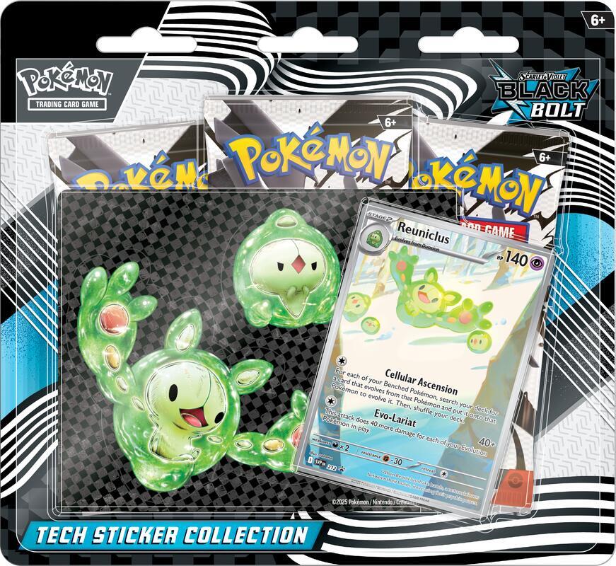 Pokemon: Scarlet & Violet - Black Bolt Tech Sticker Collection Pokemon: Scarlet & Violet - Black Bolt Tech Sticker Collection