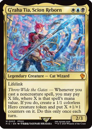 G'raha Tia, Scion Reborn (FIC-003) - Commander: FINAL FANTASY Foil