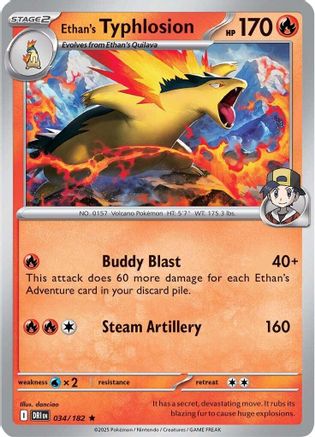 Ethan's Typhlosion 034 - SV10 Destined Rivals