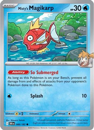 Misty's Magikarp 048 - SV10 Destined Rivals Reverse Holofoil