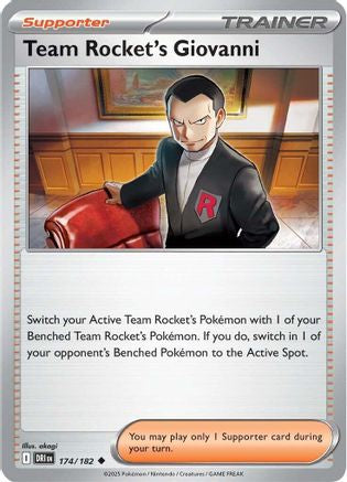Team Rocket's Giovanni 174 - SV10 Destined Rivals