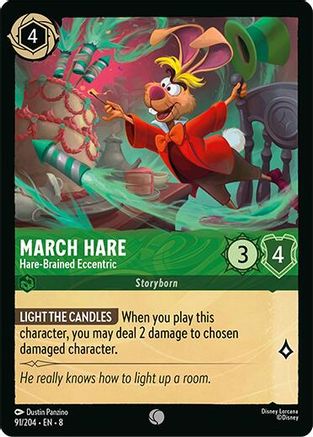 March Hare - Hare-Brained Eccentric (91/204) - Reign of Jafar Cold Foil