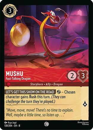 Mushu - Fast-Talking Dragon (130/204) - Reign of Jafar