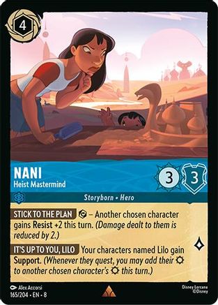 Nami - Heist Mastermind (165/204) - Reign of Jafar Cold Foil