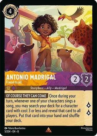 Antonio Madrigal - Friend to All (5/204) - Reign of Jafar Cold Foil