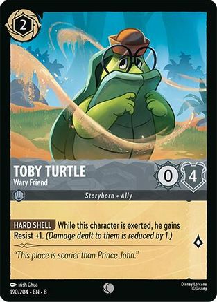Toby Turtle - Wary Friend (190/204) - Reign of Jafar Cold Foil