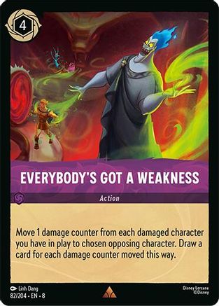 Everybody's Got A Weakness (82/204) - Reign of Jafar Cold Foil