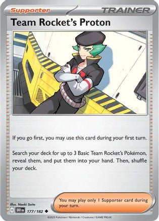 Team Rocket's Proton 177/182 - SV10 Destined Rivals