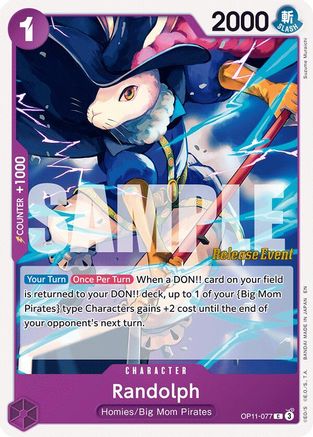 Randolph (OP11-077) - A Fist of Divine Speed Release Event Cards