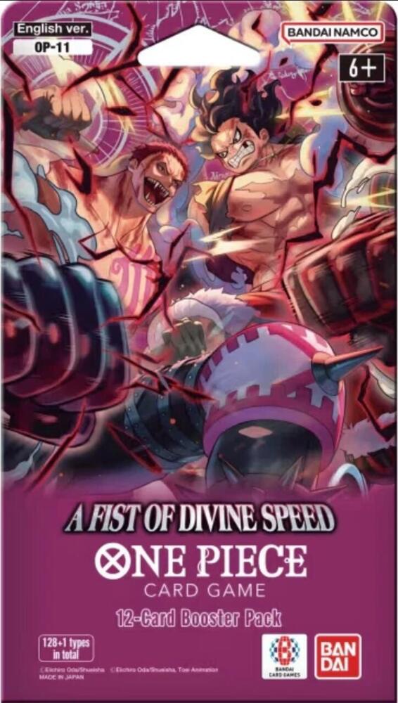 One Piece: A Fist of Divine Speed Sleeved Booster Pack One Piece: A Fist of Divine Speed Sleeved Booster Pack