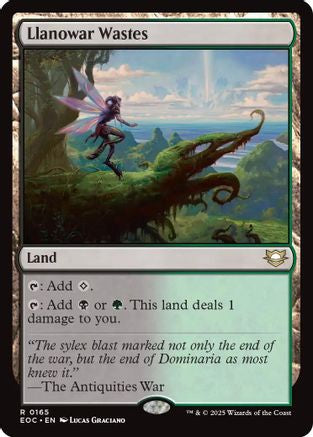 Llanowar Wastes (EOC-165) - Commander: Edge of Eternities