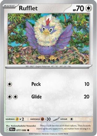 Rufflet 077/086 - SV Black Bolt
