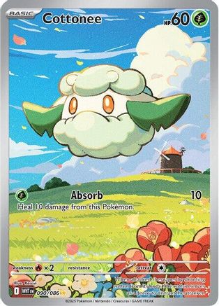 Cottonee 090/086 - SV White Flare Holofoil