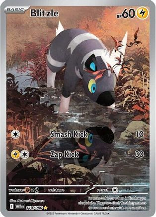 Blitzle 114/086 - SV White Flare Holofoil