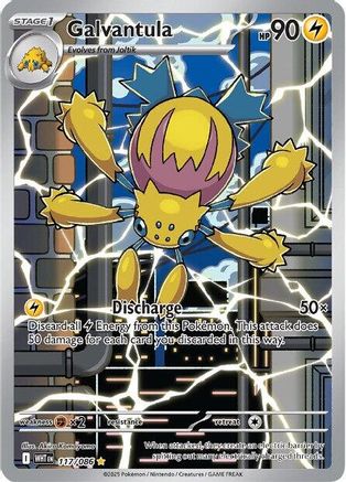Galvantula 117/086 - SV White Flare Holofoil