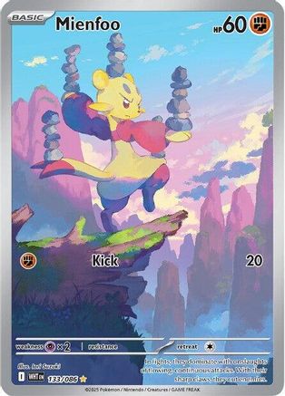 Mienfoo 133/086 - SV White Flare Holofoil