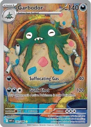 Garbodor 141/086 - SV White Flare Holofoil