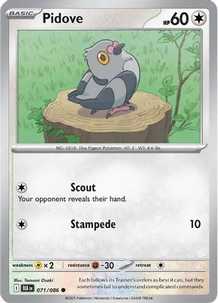 Pidove 071/086 - SV Black Bolt