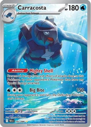 Carracosta 107/086 - SV Black Bolt Holofoil