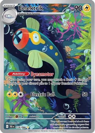 Eelektrik 114/086 - SV Black Bolt Holofoil