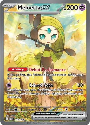Meloetta ex 167/086 - SV Black Bolt Holofoil