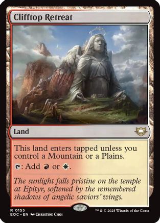 Clifftop Retreat (EOC-155) - Commander: Edge of Eternities