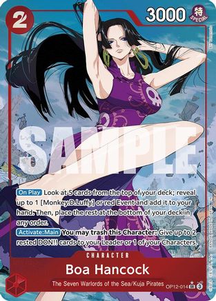 Boa Hancock (Alternate Art) (OP12-014) - Legacy of the Master Foil