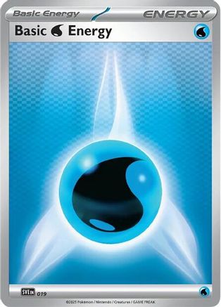 Basic Water Energy 019 - SVE Scarlet & Violet Energies - Reverse Holofoil