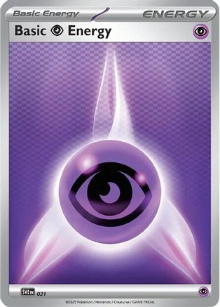 Basic Psychic Energy 021 - SVE Scarlet & Violet Energies - Reverse Holofoil