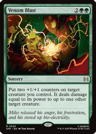 Venom Blast (SPE, MAR-020) - Marvel's Spider-Man: Eternal-Legal Foil