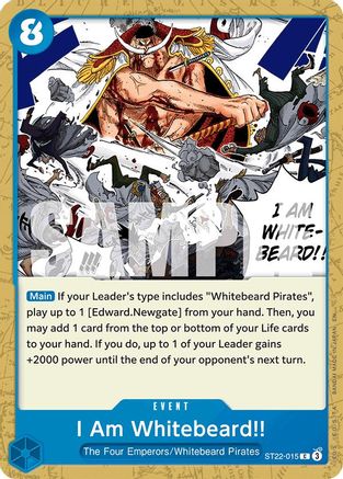 I Am Whitebeard!! (ST22-015) - Starter Deck 22: Ace & Newgate I Am Whitebeard!! (ST22-015) - Starter Deck 22: Ace & Newgate