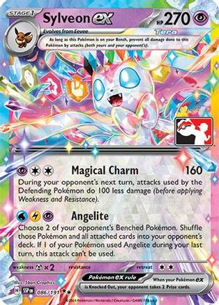 Sylveon ex 086 - Prize Pack Series Cards Holofoil
