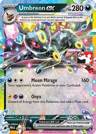 Umbreon ex 060/131 - Prize Pack Series Cards Holofoil