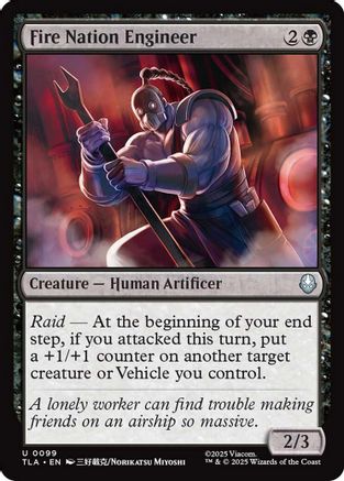 Fire Nation Engineer (TLA-099) - Avatar: The Last Airbender Foil