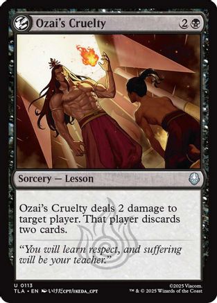 Ozai's Cruelty (TLA-113) - Avatar: The Last Airbender Foil