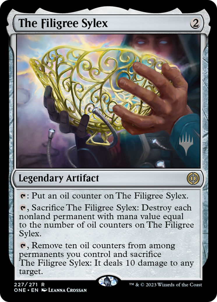 The Filigree Sylex (PPONE-227P) - Phyrexia: All Will Be One Promos Foil
