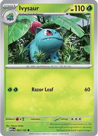 Ivysaur 002/132 - ME01 Mega Evolution