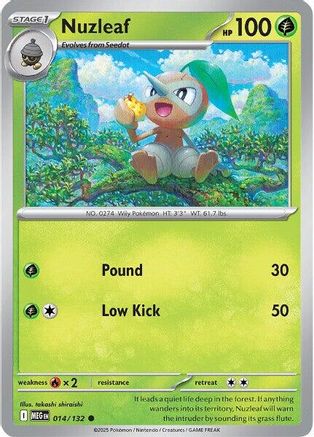 Nuzleaf 014 - ME01 Mega Evolution