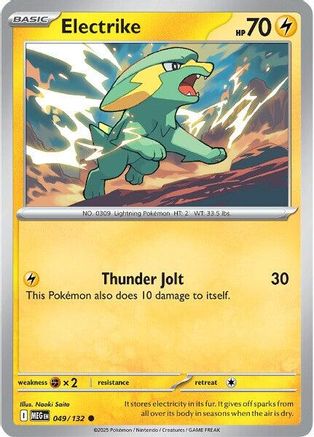Electrike 049 - ME01 Mega Evolution Reverse Holofoil