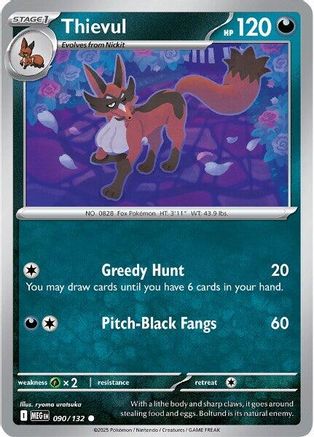 Thievul 090 - ME01 Mega Evolution