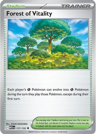Forest of Vitality 117 - ME01 Mega Evolution Reverse Holofoil