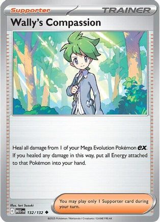 Wally's Compassion 132/132 - ME01 Mega Evolution