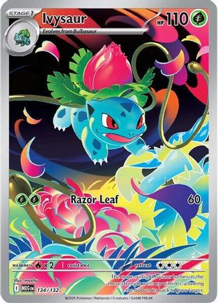 Ivysaur 134/132 - ME01 Mega Evolution Holofoil