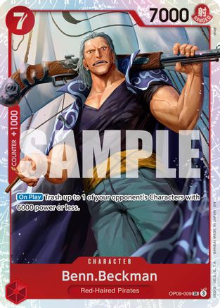 Benn.Beckman (Reprint) (OP09-009) - Premium Booster -The Best- Vol. 2 Foil