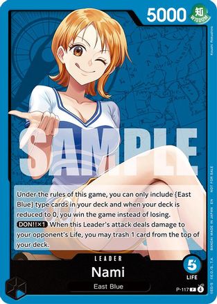 Nami - P-117 (P-117) - One Piece Promotion Cards