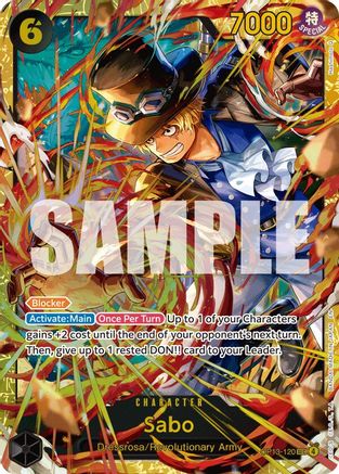 Sabo (120) (OP13-120) - Carrying On His Will Foil
