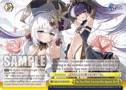 Do You Think You Can Win Against Me? (AZL/S119-E034 CR) - Azur Lane Vol. 2